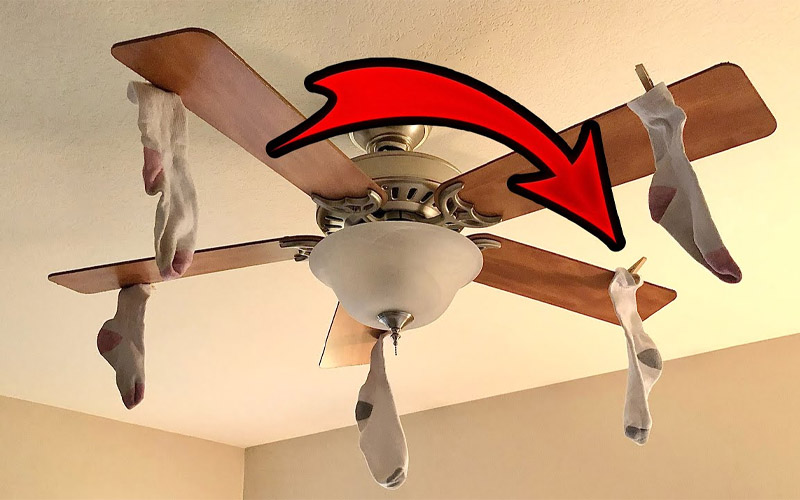 How to Use Your Socks to Clean Fan Blades (It’s Quick and Efficient!) Perfectway.me
